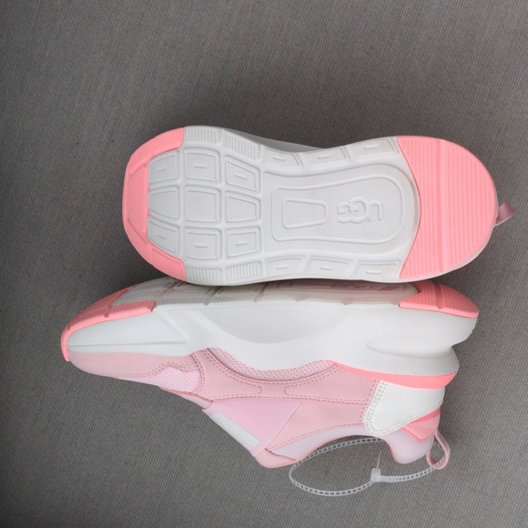 UGG LA FLEX PINK/WHITE Slip On SNEAKER Size‎ 7 New - Picture 6 of 7